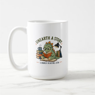 Ontdek Een Verhaal Cute Dinosaur Journal Decor Koffiemok