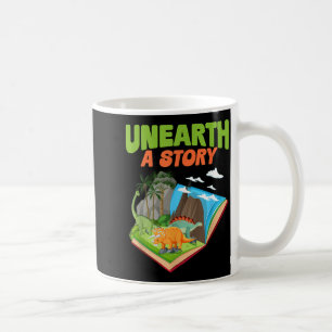 Ontdek een verhaal Dinosaur Book 2026 Zomerlezen Koffiemok