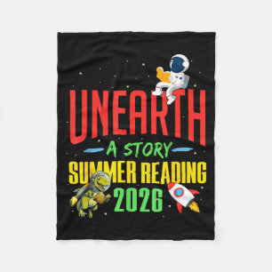Ontdek een verhaal zomerleesprogramma 2026 fleece deken