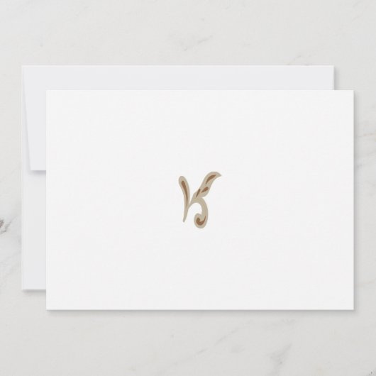 Ontdek Elegant Flat Save the Date Cards (Voorkant)