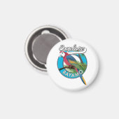 Ontdek Hawaii retro logo Magnet Magneet (Voorkant / Achterkant)