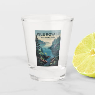 Ontdek het afgelegen paradijs van Isle Royale Mich Shot Glas