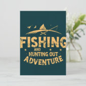 Ontdek het buitenleven: Gevist en jagen Kaart (Staand voorkant)
