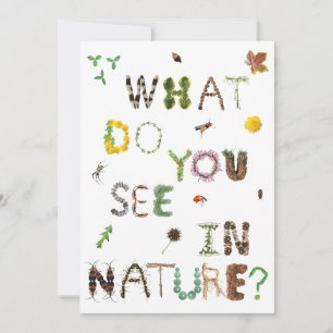 Ontdek het buitenleven - Leraarskaart - Outdoor Ed Bedankkaart