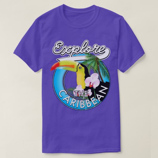 Ontdek het Caribisch gebied T-shirt (Design voorkant)