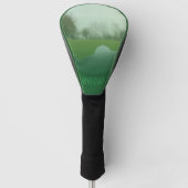 Ontdek het groene gedeelte: Aangepaste driver Golfheadcover (Voorkant)