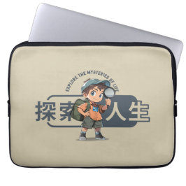 Ontdek het leven | 13 inch / 33.02 cm laptop sleeve