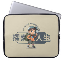 Ontdek het leven | 15" (33,02cm) laptop sleeve