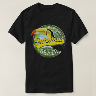 Ontdek het Logo van Prachtig Brazilië T-shirt