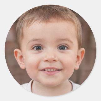 Ontdek het onbekende ronde sticker