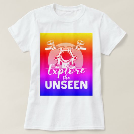 Ontdek het ongeziene t-shirt (Design voorkant)