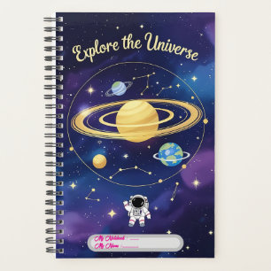 Ontdek het universum - Astronomy Notitieboek Hoesj