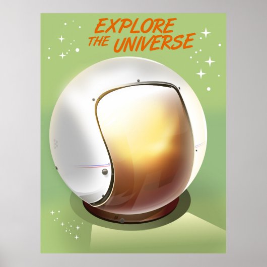 Ontdek het universum poster (Voorkant)