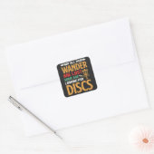 Ontdek het verloop en ontgrendel uw interne schijf vierkante sticker (Envelop)