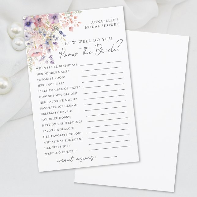 Ontdek het Vrijgezellenfeest van de bruid Wildflow (Know The Bride Wildflower Bridal Shower)