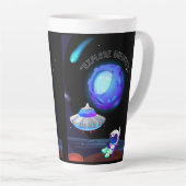 Ontdek Infinity Latte Mok (Rechterhoek)