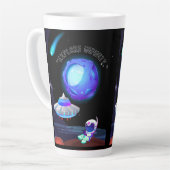 Ontdek Infinity Latte Mok (Linkerhoek)