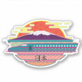 Ontdek Japan Sticker (Voorkant)