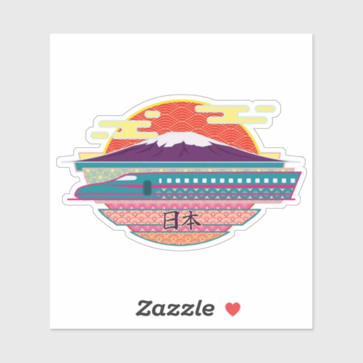 Ontdek Japan Sticker (Vel)