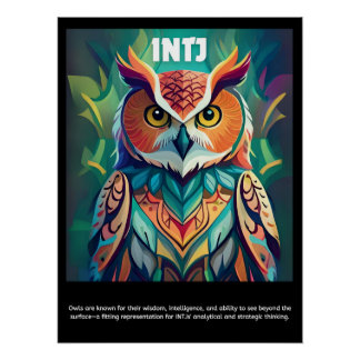 Ontdek je innerlijke uil: INTJ Poster Perfect Poster