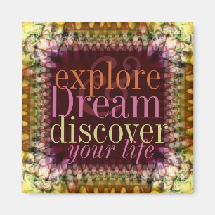 ontdek je leven Magnet Magneet