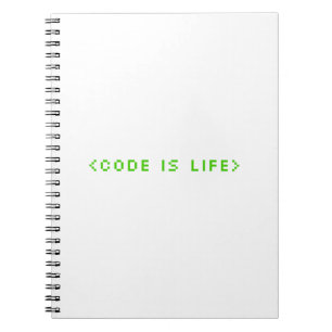 Ontdek je potentieel met code: leven notitieboek