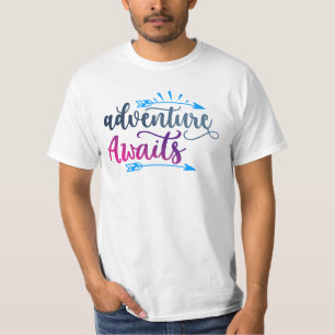Ontdek je volgende avontuur t-shirt