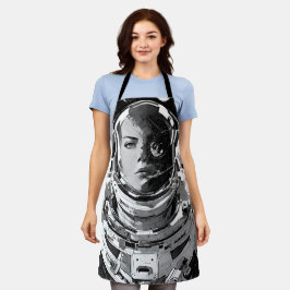 Ontdek kosmisch vertrouwen: Meisje Astronaut Schort