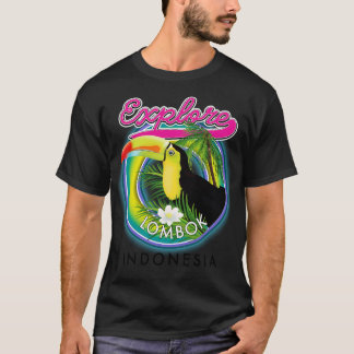 Ontdek Lombok Indonesia reizen T-shirt