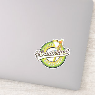 Ontdek Madagascar wonderlust Sticker