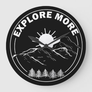 Ontdek meer Circle Line Art Landschap Grote Klok