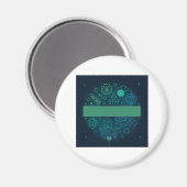 Ontdek meer grafisch ontwerp magneet (Voorkant / Achterkant)