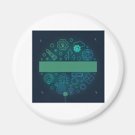 Ontdek meer grafisch ontwerp magneet