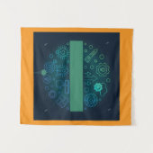 Ontdek meer grafisch ontwerp wandkleed (Voorkant (horizontaal))