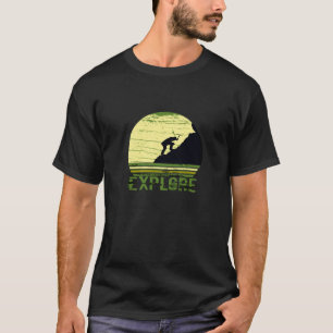 Ontdek meer in het wild wandelen t-shirt