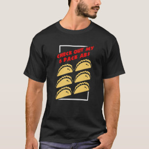 Ontdek mijn 6-pack ABS Taco T-shirt