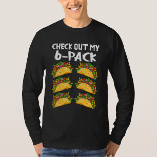 Ontdek mijn 6-pak verpakking met Tacos Taco 1 T-shirt