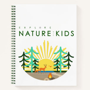 Ontdek Natuur met Kinder Journal Sketch Notitieboek