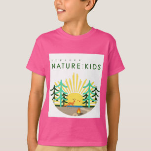 Ontdek Natuur met Kinder T-Shirt grafische kaarten