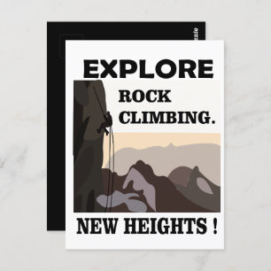 Ontdek New Heights Rock Climbing Briefkaart