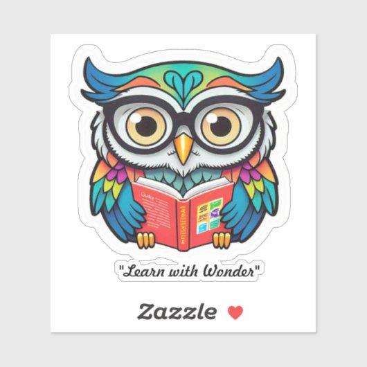 "Ontdek nieuwe boeken" Sticker (Vel)