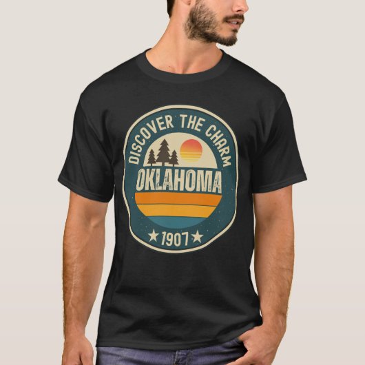 Ontdek Oklahoma - Design voor elke liefhebber T-shirt (Voorkant)