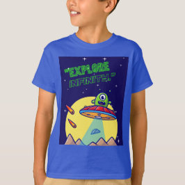 Ontdek oneindigheid t-shirt