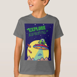 Ontdek oneindigheid t-shirt