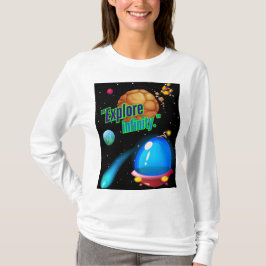 Ontdek oneindigheid t-shirt