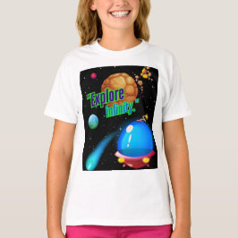 Ontdek oneindigheid t-shirt
