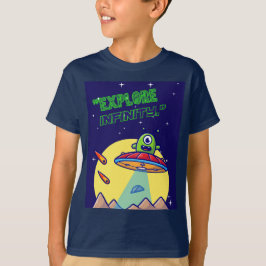 Ontdek oneindigheid t-shirt