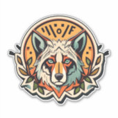 Ontdek ons Wolf Sticker Collectie (Voorkant)