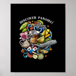 Ontdek Panama Vakantie Souvenir Reis Poster