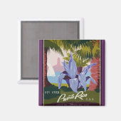 Ontdek Puerto Rico Magneet (Voorkant / Achterkant)